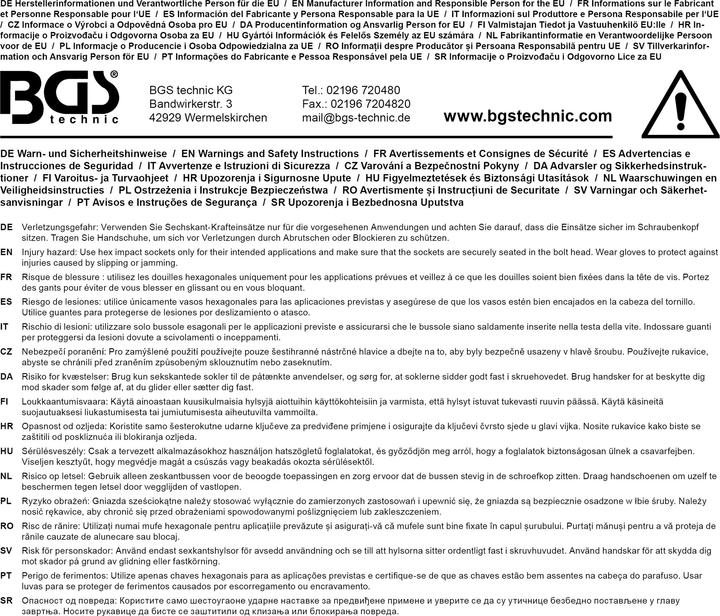 Image du produit BGS Kraft-Steckschlüssel-Einsatz (55 mm)