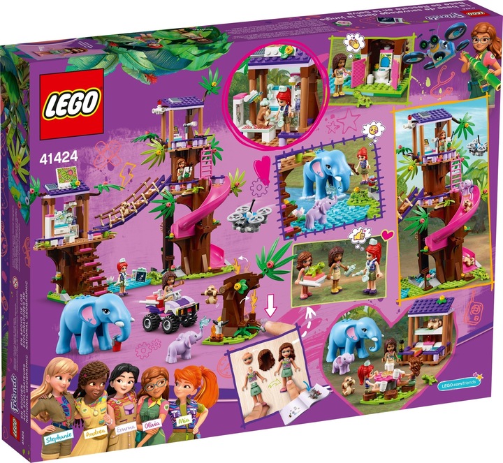 Produktbild LEGO Tierrettungsstation im Dschungel (41424, LEGO Friends)