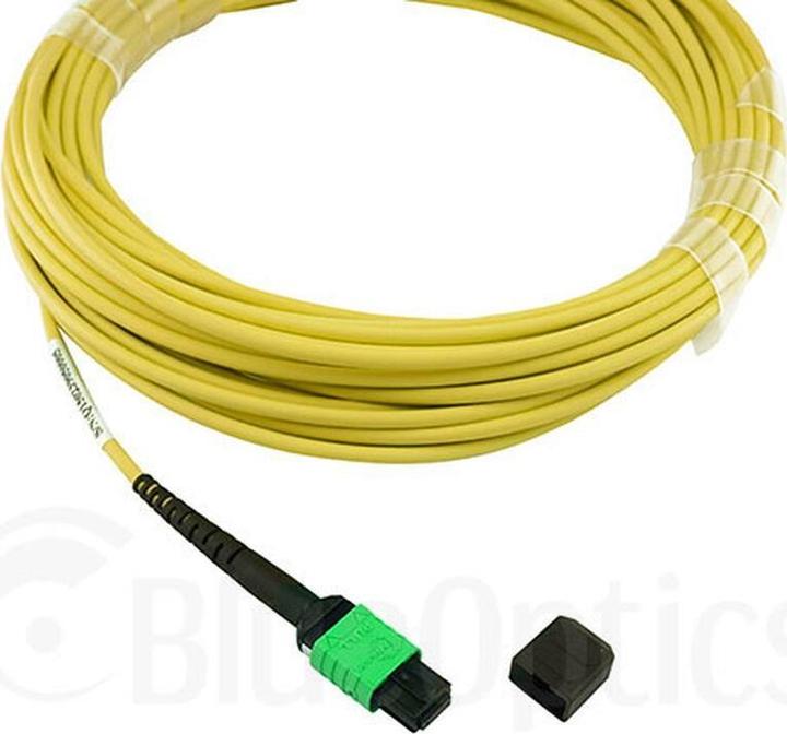 Produktbild BlueOptics EMC CBL-MPO12-4LC-SMF-5M kompatibles MPO-4xLC Singlemode Patchkabel 5 Meter (5 m)