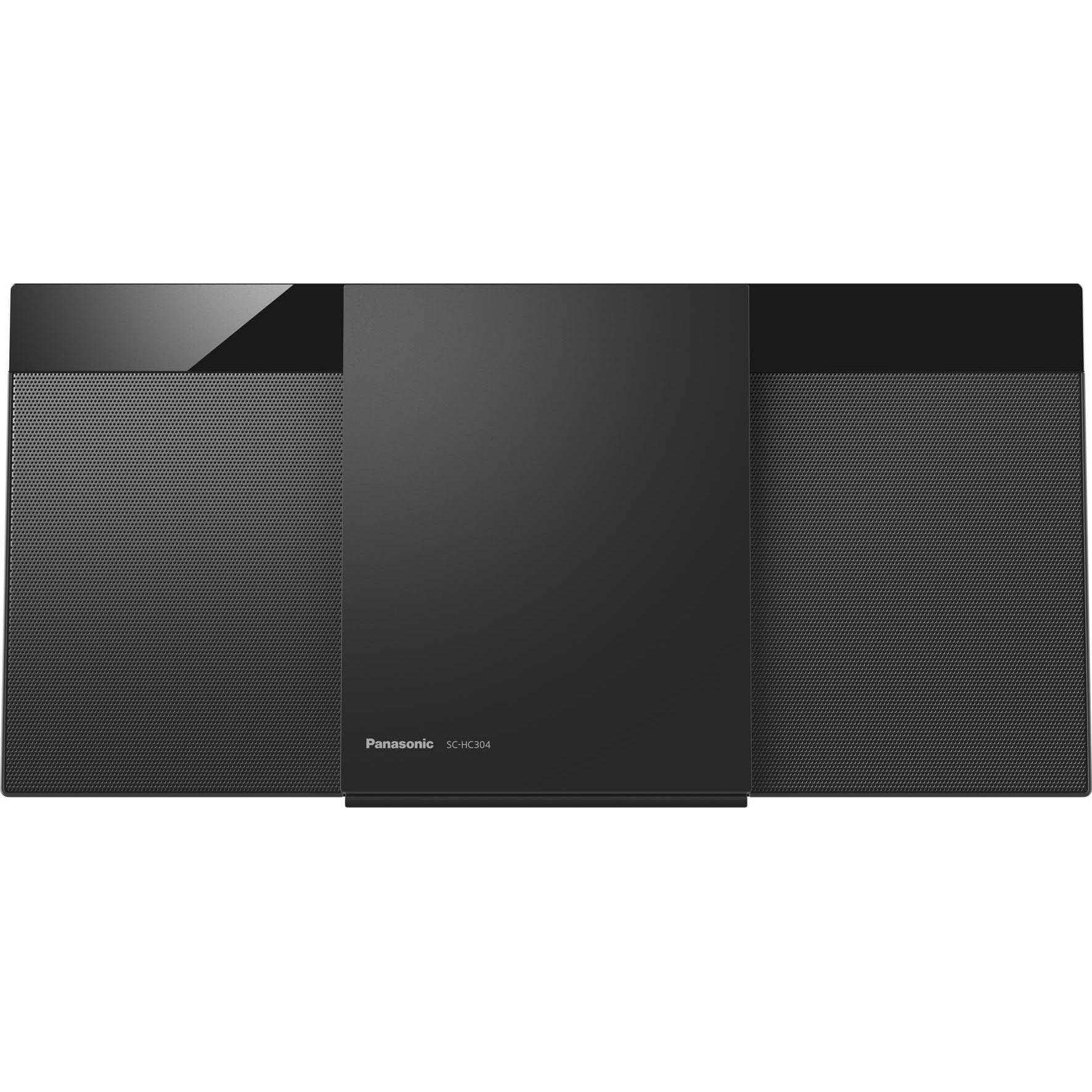 Panasonic Sc-Hc304 (Bluetooth, CD Player, 1x 20 W), Stereoanlage, Schwarz