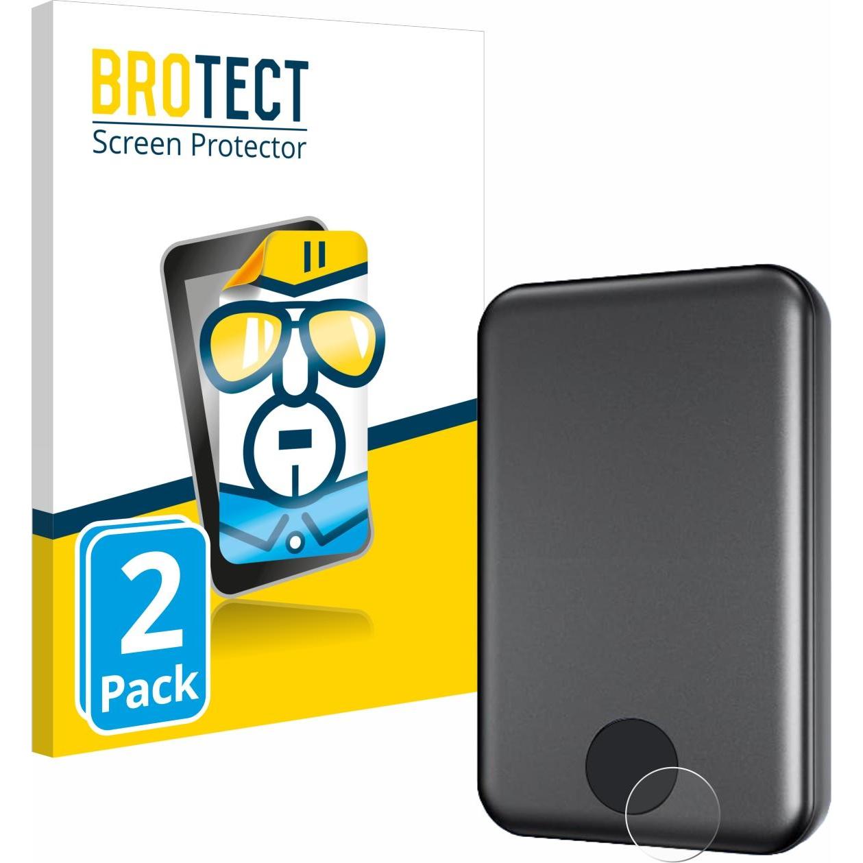 BROTECT Schutzfolie Displayschutz Displayschutzfolie Folie Klar Transparent, Powerbank, Transparent