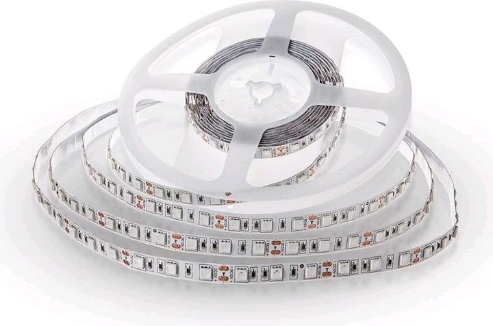 Produktbild V-TAC VT-5050 60 4500K 5m 2143 LED-Streifen mit Stecker 12 V 5 m RGB (Neutralweiss, 500 cm, Indoor)
