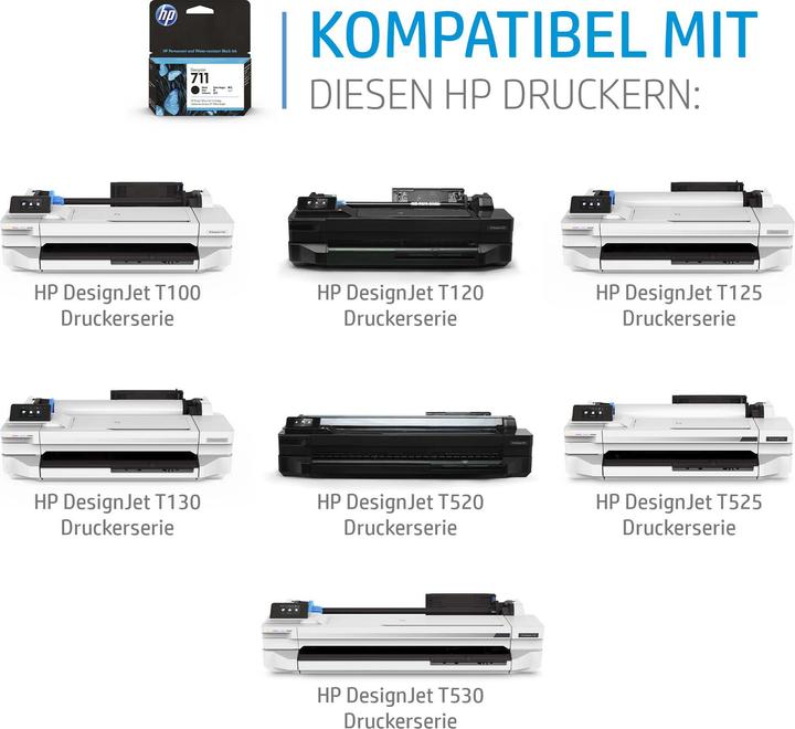 Produktbild HP 711 (BK)