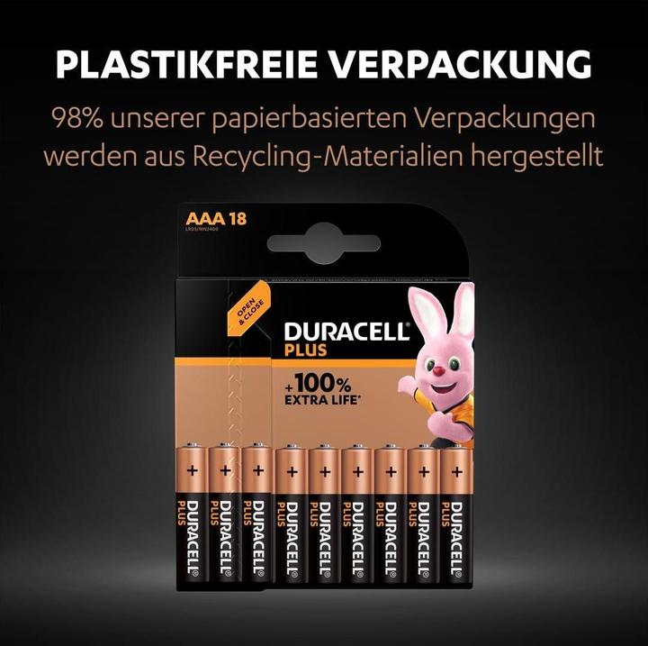 Productafbeelding Duracell Plus (4 Pcs., AAA, 1175 mAh)