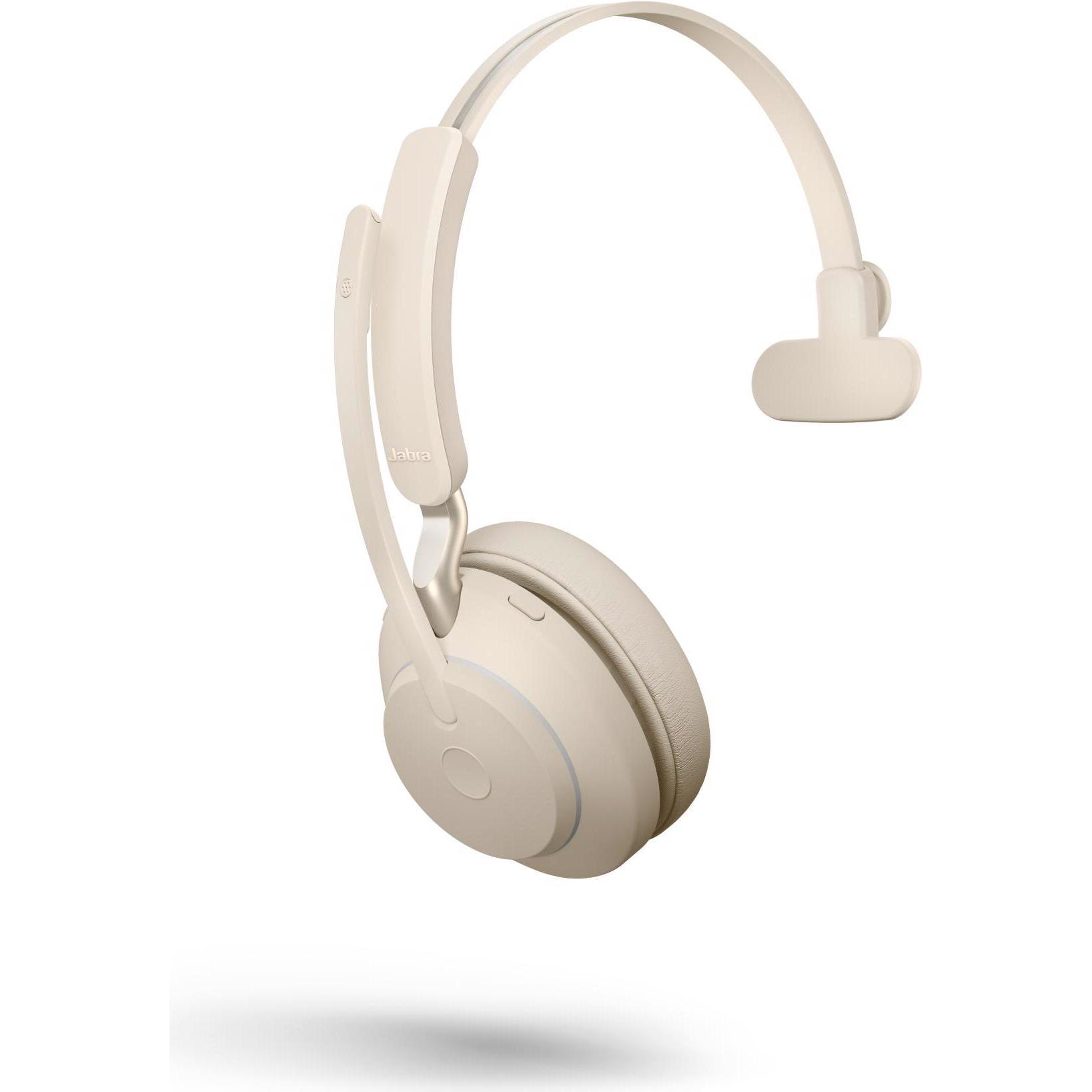 Thumbnail - Jabra Evolve2 65 (Kabellos, USB-A), Office Headset, Beige