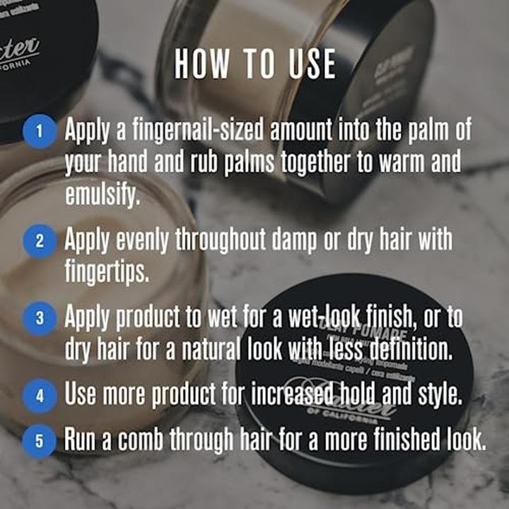 Image du produit Baxter Pomade d'argile (Cire capillaire, 60 ml)