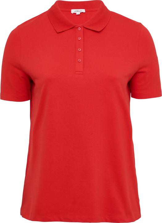 Actual product image S.Oliver Polo-Shirt Piqué-Poloshirt aus Baumwollmix (48)