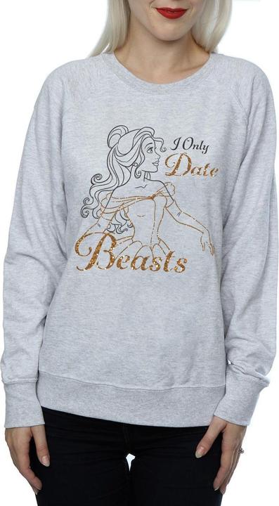 Actual product image Disney Princess Womens/Ladies Belle I Only Date Beasts Sweatshirt (S)