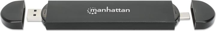 Produktbild Manhattan M.2 NVMe und SATA SSD USB-Festplattengehäuse (M.2 2230)