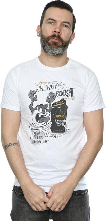 Actual product image Looney Tunes Mens Taz Energy Boost T-Shirt (3XL)