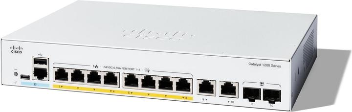 Produktbild Cisco Cat1200 8-p GE Desktop Ext PS PoE Input (8 Ports)