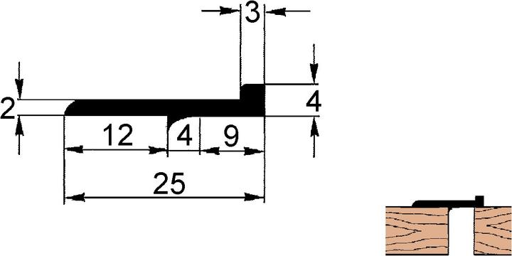 Produktbild Nehl Schlagleisten-Profile (Schliessblech)