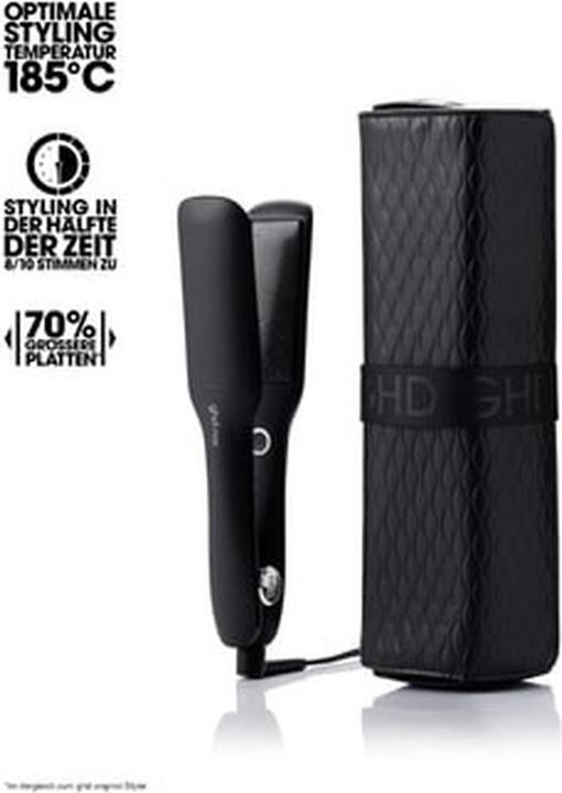 Actual product image ghd Iced Luxe Collection - Max Gift Set - Straightener With Wide Plates