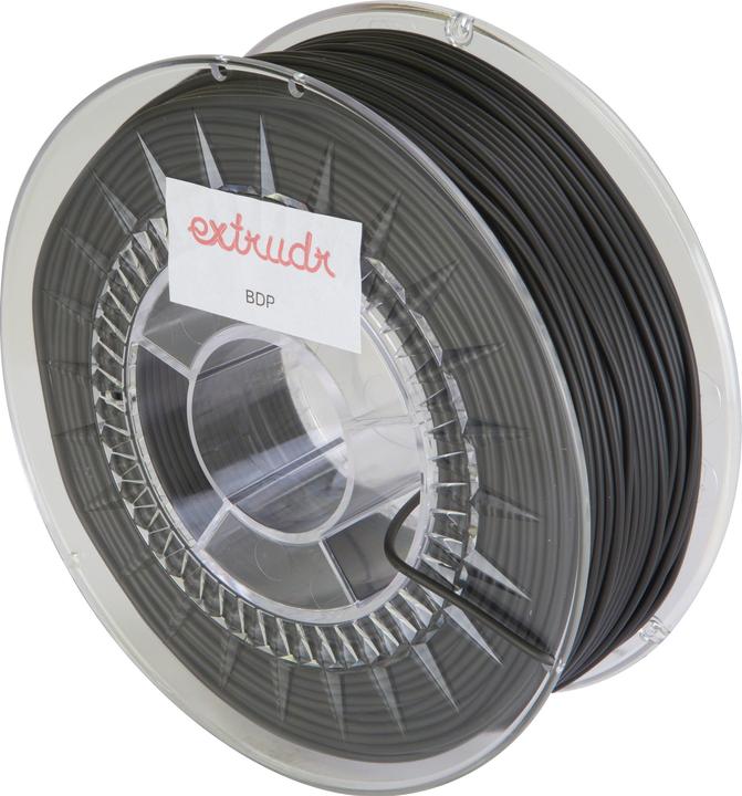 Produktbild Extrudr Filament Green-TEC Schwarz 3mm 1.1Kg (bioTEC, 3 mm, 1000 g, Schwarz)