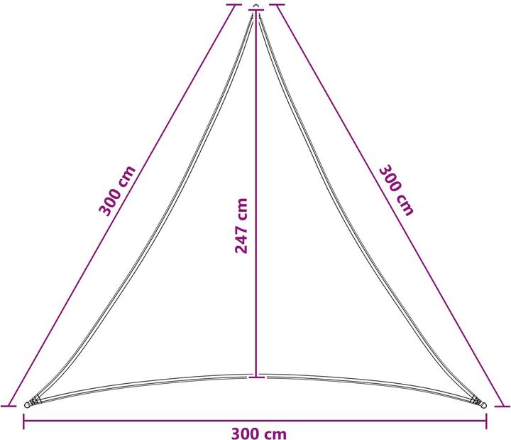 Produktbild vidaXL Sonnensegel (300 x 300 cm)