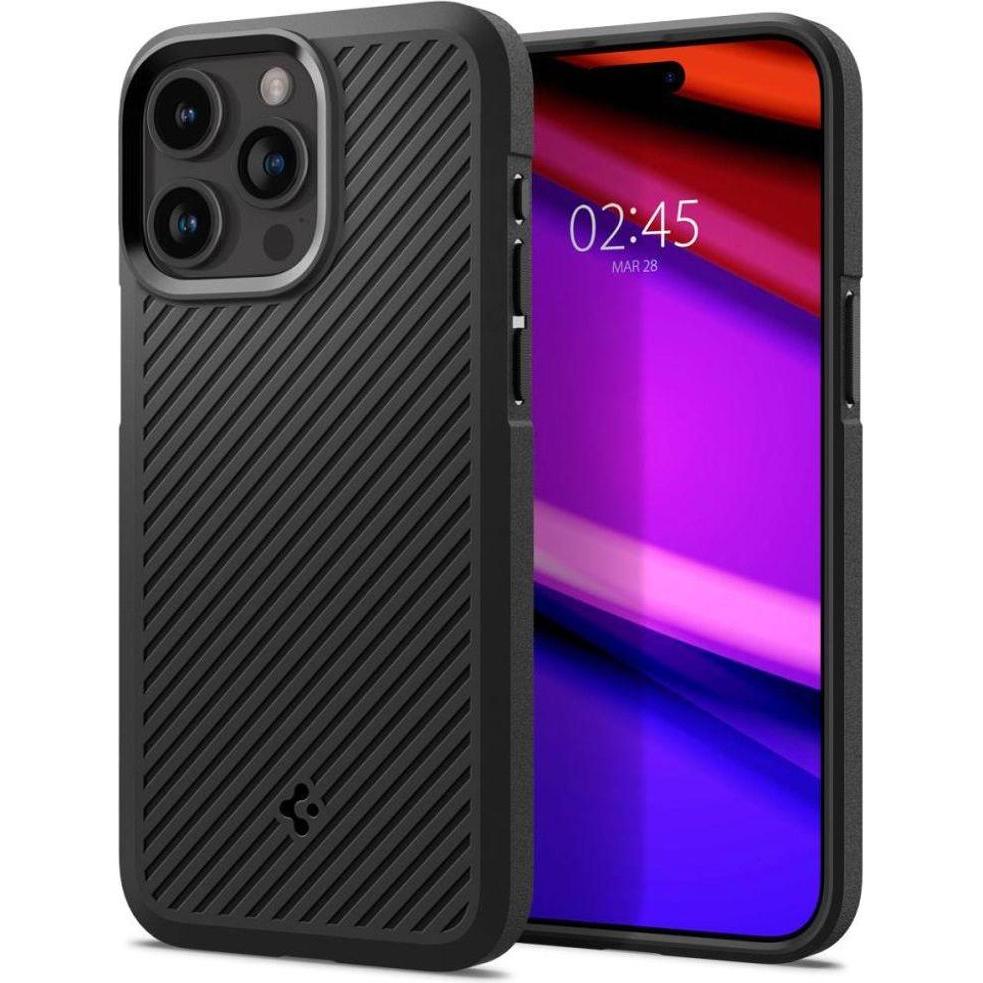 Spigen Core Armor iPhone 15 Pro Max 6.7" czarny/matte black ACS06441 (Apple iPhone 15 Pro Max), Smartphone Hülle, Schwar...