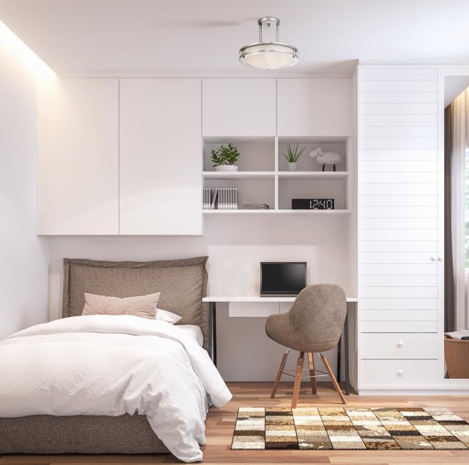 Actual product image Westinghouse Dimmable LED Ceiling Light Lauderdale 30 cm Nickel (1050 lm)