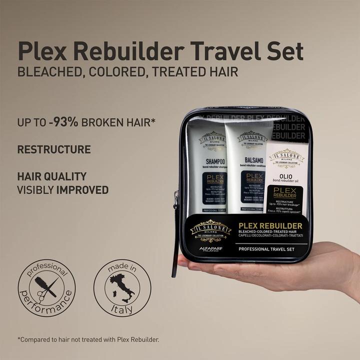 Image du produit Alfaparf Kit de Voyage Plex Rebuilder (Kit de soins capillaires)
