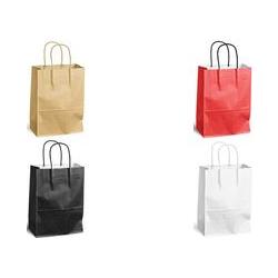 Thumbnail - Mailmedia, Verpackungsmaterial, Papier-Tragetasche mit Kordel, 15,7 Liter, braun Masse: (B)320 x (T)120 x (H)410 mm, aus...