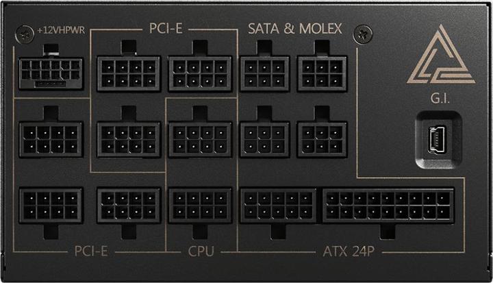 Productafbeelding MSI MEG Ai1300P PCIE5 voeding 1300W 306-7ZP4A11-CE0 retail (1300 W)