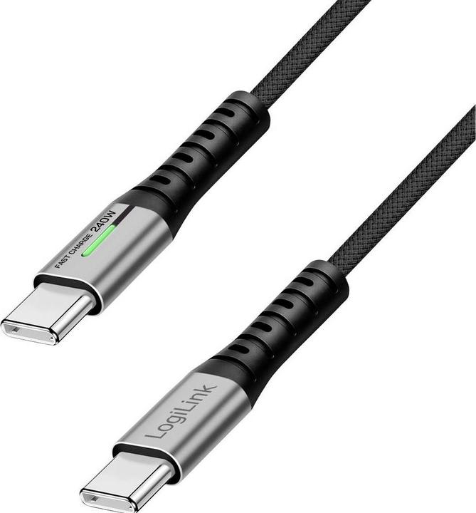 LogiLink Prüfen (1 m, USB 3.2 Gen 2x2, 240 W)