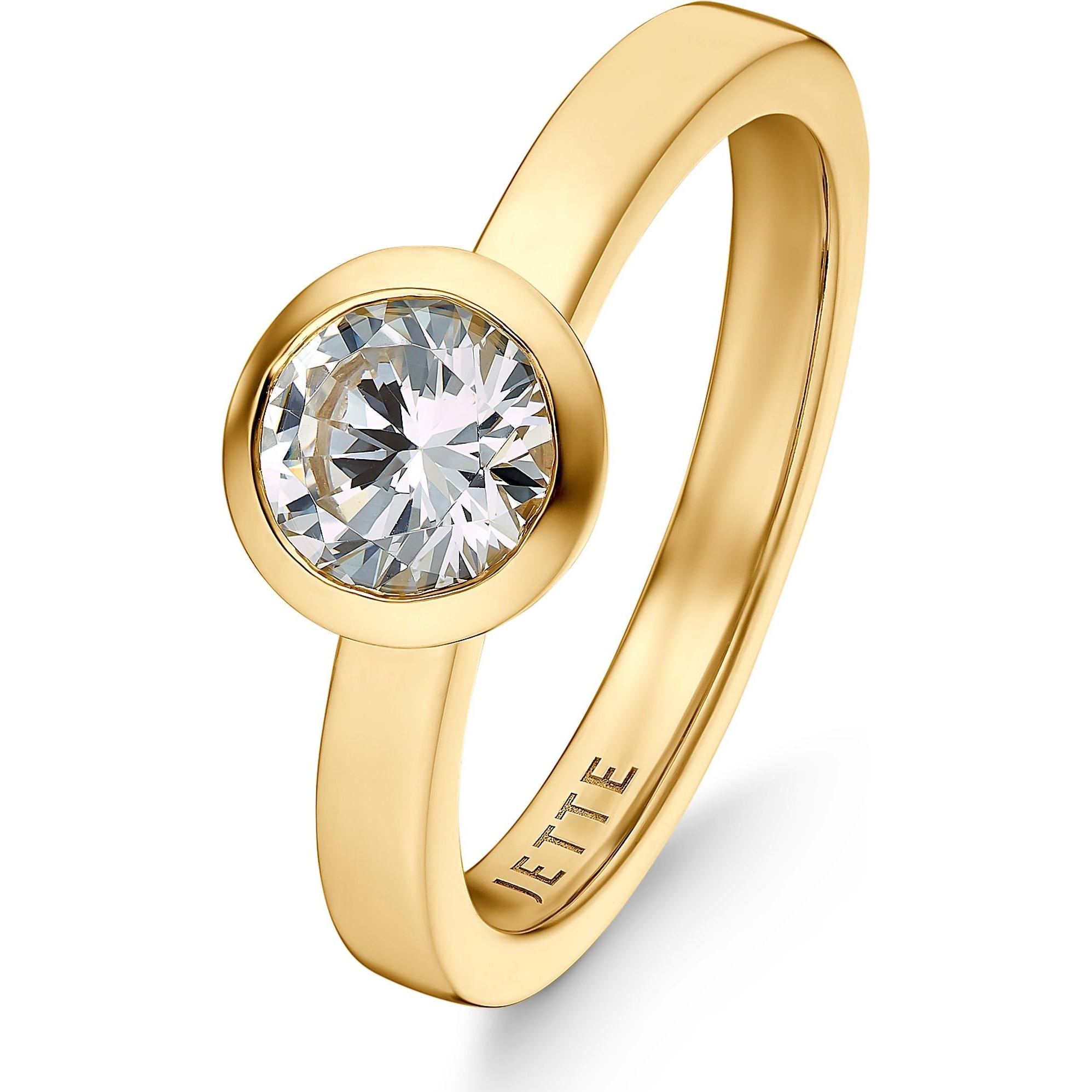 Jette, Ring, Damenring SOLITAIRE, (57, 925 Silber)