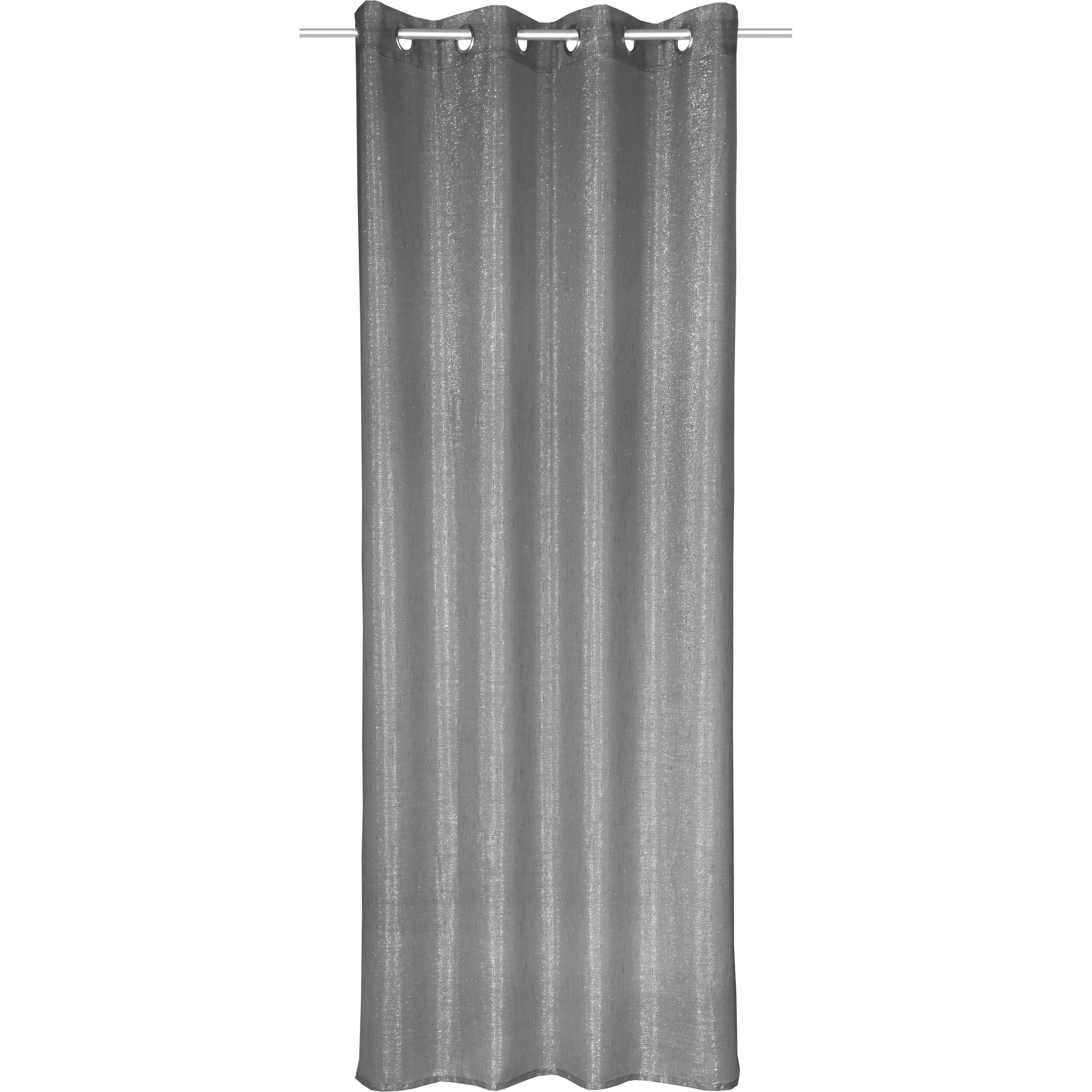 Sehlbach, Tenda, Fertiggardine mit Ösen Etamine mit Metalleffektgarn (245 x 135 cm)