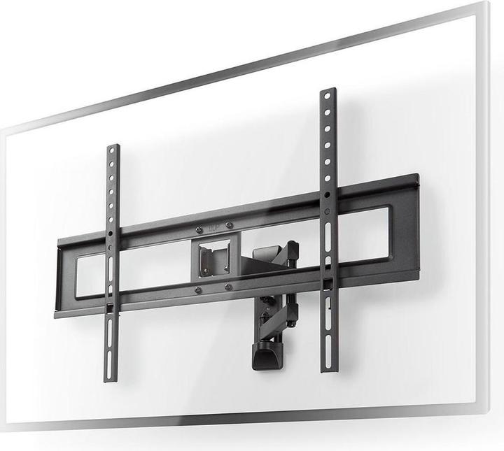 Produktbild Nedis Vollbewegliche TV-Wandhalterung - 37 – 70" - Max. 25 kg - 3 Drehpunkte - Neigen, Schwenken u (Wand, 70", 25 kg)