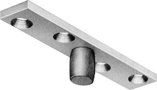 Actual product image Geze Floor guide rollers -APOLL