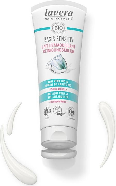 Actual product image Lavera Reinigungsmilch 2in1 basis sensitiv Milch (Cleansing lotion, 125 ml)