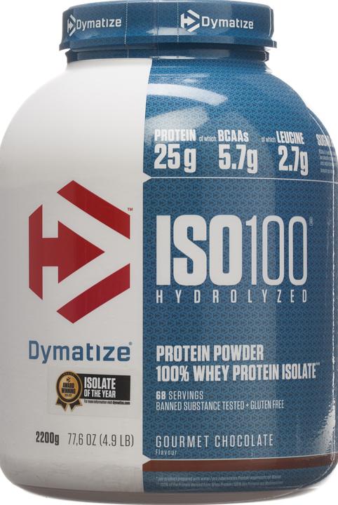 Produktbild Dymatize Iso 100 (Gourmet Chocolate, 1 Stk., 2200 g)