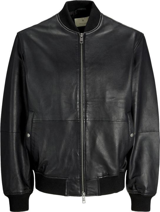 Actual product image Jack & Jones Leather Bomber Jacket (XL)