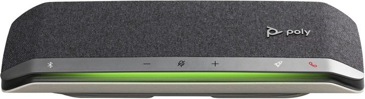 Poly HP Sync 40-M Microsoft Teams-zertifizierte USB-A USB-C Freisprecheinrichtung, PC, Silber, 1,05