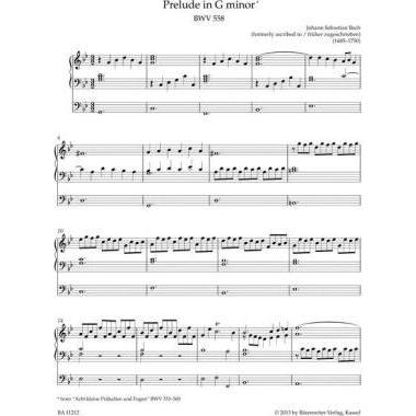 An Easy Bach Organ Album, Sachbücher von Johann Sebastian Bach