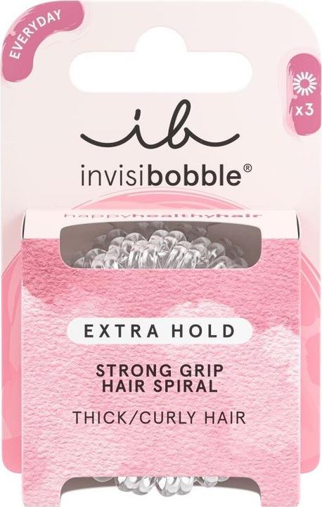 Produktbild Invisibobble Haarbinder Extra Hold crystal clear 3 Stk (Haargummi)