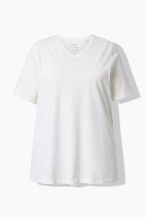 Actual product image Ulla Popken 2 Pack of Eco Cotton Basic Tees (54)