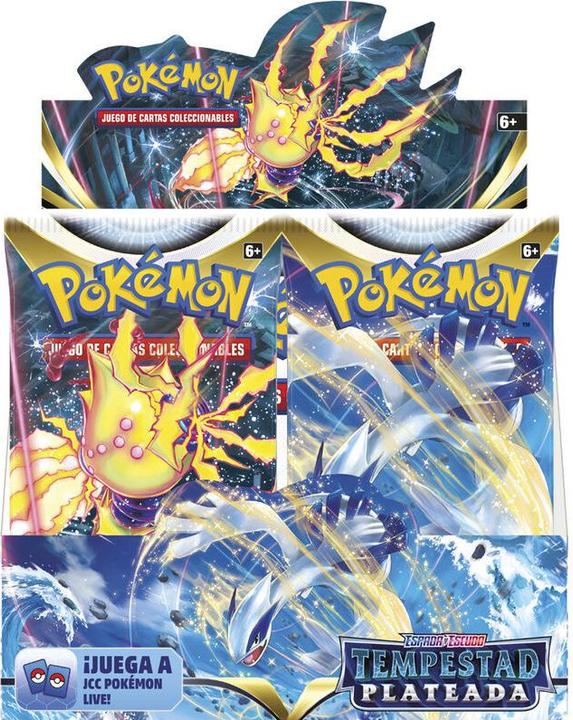 Produktbild Pokémon Spanish Pokemon Sword and Shield Silver Storm About collectible card games (Spanisch, Booster Pack)