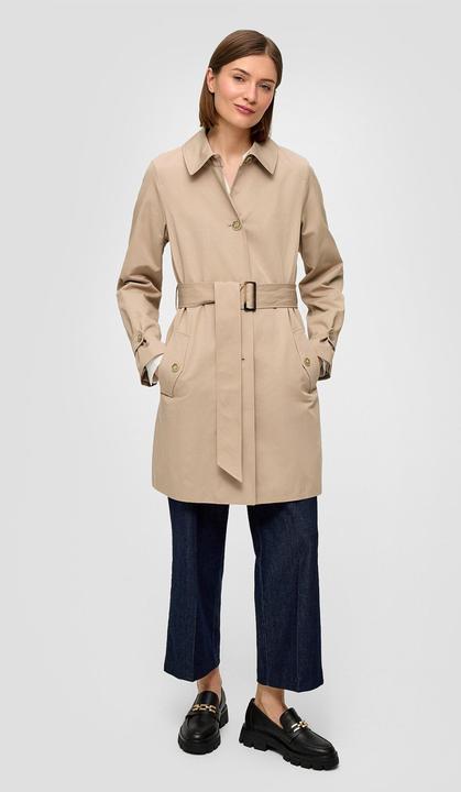 Produktbild s.Oliver Outdoor-Jacke Mantel mit Bindegürtel