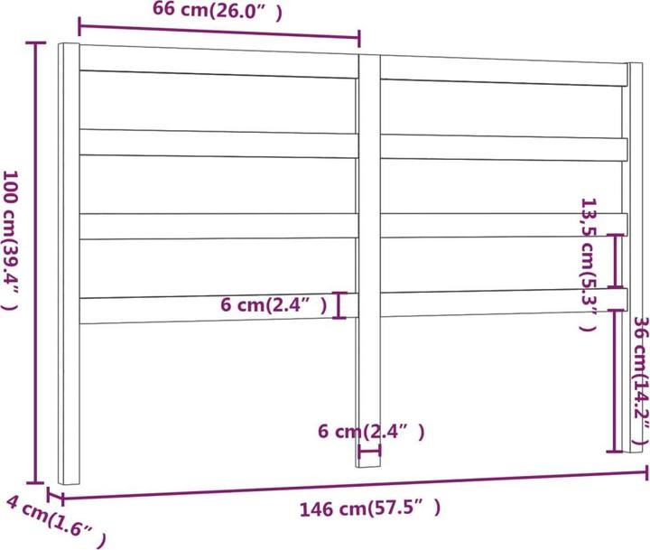 Immagine prodotto vidaXL Batsheva (95 x 4 x 100 cm)