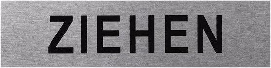 ProPlus Plaque de porte en aluminium " ziehen " (tirer)