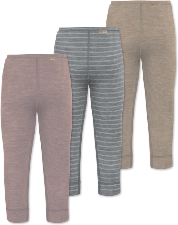 Produktbild Normani 3er Pack Baby Merino Hose Unterhose „Tihoi" - 9509 (56)