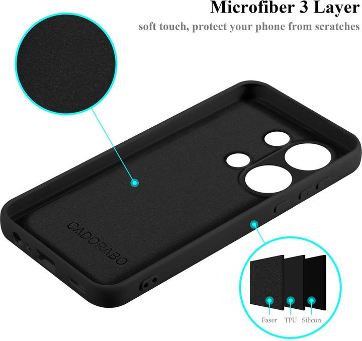 Image du produit Cadorabo Housse pour Redmi Note 13 pro 4G TPU avec protection liquide Design en silicone (Xiaomi Redmi Note 13 Pro 4G)