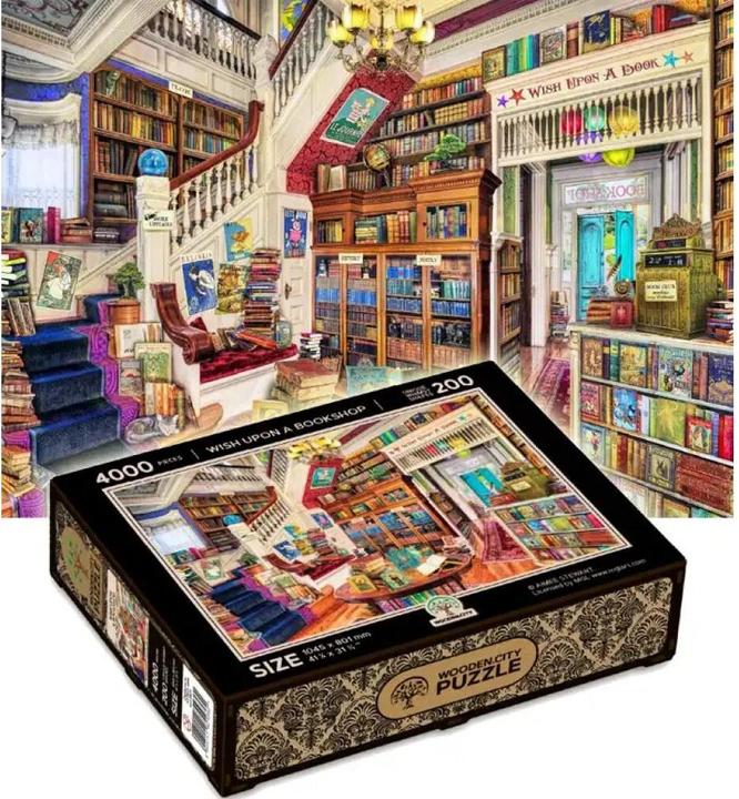 Produktbild WoodenCity WOODEN CITY Wish Upon a book 4000 Wooden Puzzle Jigsaw Puzzle with unique shapes (4000 Teile)