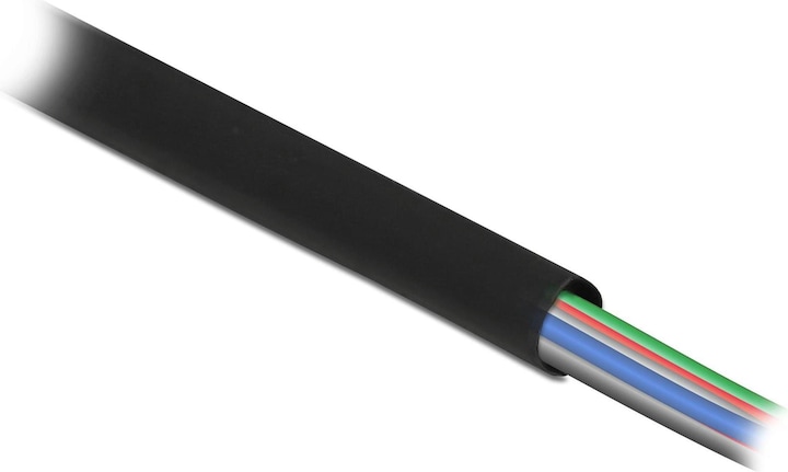 Actual product image Delock Heat shrink tubing 10m x 4,8mm black (1 x)