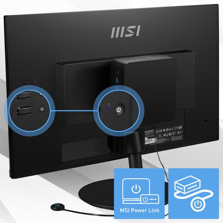 Actual product image MSI Barebone Cubi NUC 1M-007BDE i7-150U black without OS
