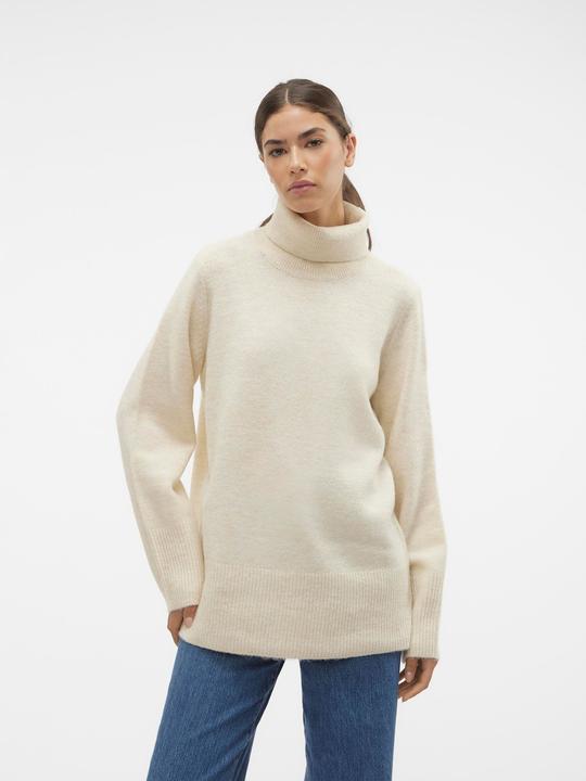 Image du produit Vero Moda VMUNIQUE LS WIDE ROLLNECK PULLOVER GA Pull en maille (M)