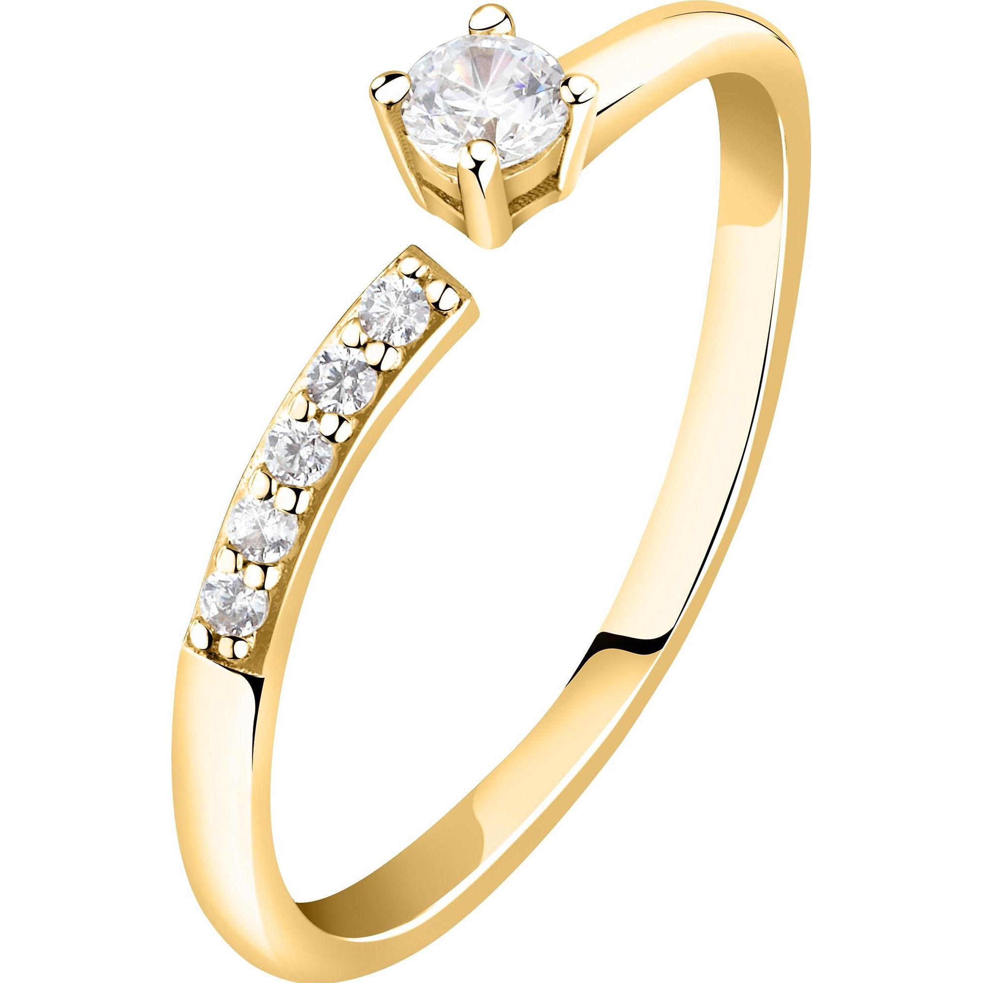 Live Diamond, Ring, Damenring, (56, 375/9 K Gold)