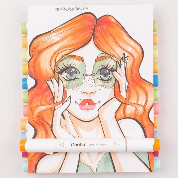 Actual product image Ohuhu Honolulu B art marker (Multicoloured, 72 x)