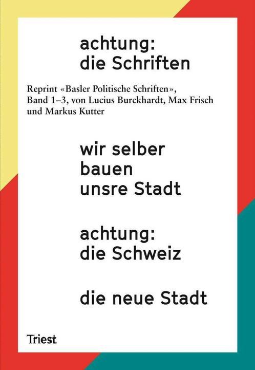 Produktbild achtung: die Schriften (Deutsch, Max Frisch, 2016)