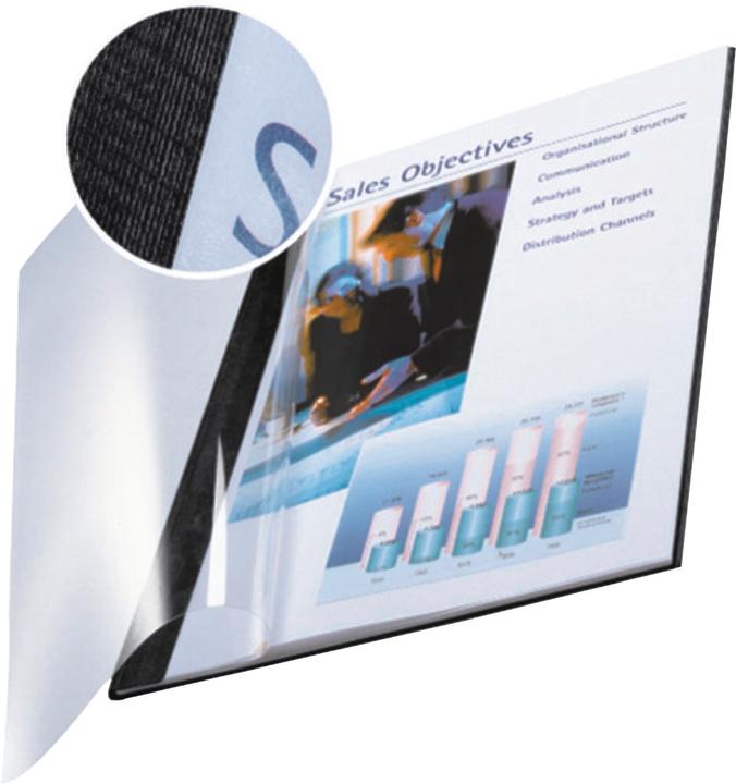 Produktbild Leitz impressBIND Mappen Soft Cover A4 10 Stk. - 7 mm, schwarz (A4, 10x)